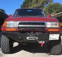 1990 - 1997 TOYOTA FJ80/FZJ80/LX450 FRONT AND REAR WELD TOGETHER BUMPER COMBO PACKAGE